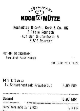 etaa Hffner Kochmtze Restaurant